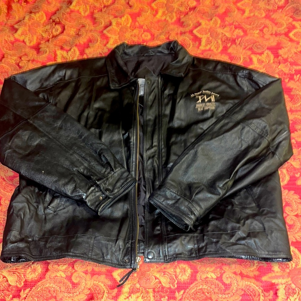 Burks Bay Mens Leather jacket size XL